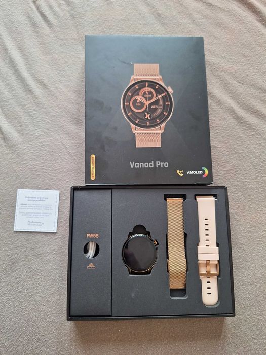 MaxCom FW58 Vanad Pro Zloty 2 paski Nieużywany