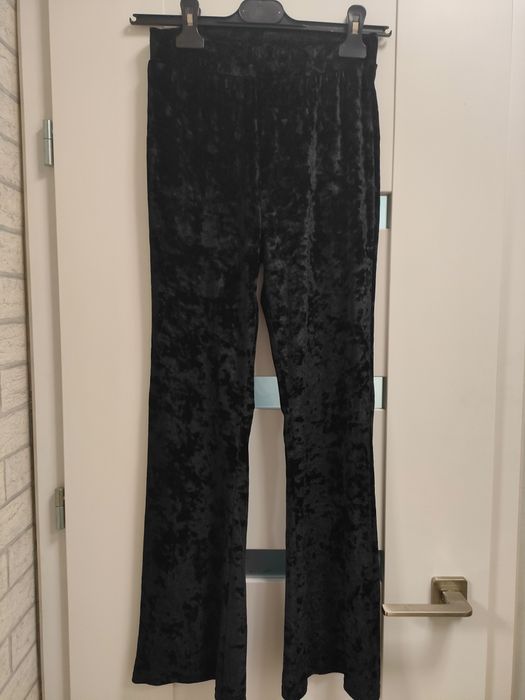 Bluza i spodnie - dzwony z tego samego materialu