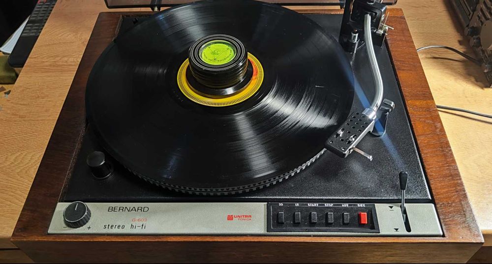 Gramofon Bernard G-603 fs Unitra-Fonica sprawny i oryginalny pierwszy model nowa wkładka Audio Technica