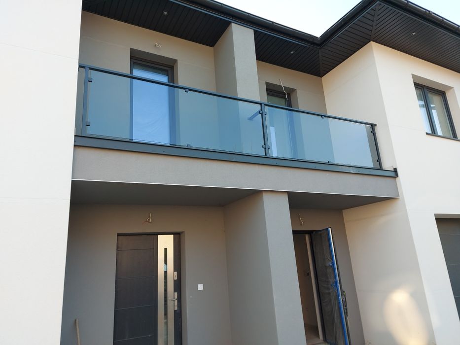 balkon balkony taras szklany metalowy