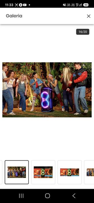Tani Wynajem JBL PartyBox 720 (800W) Katowice | Dowóz 30km
