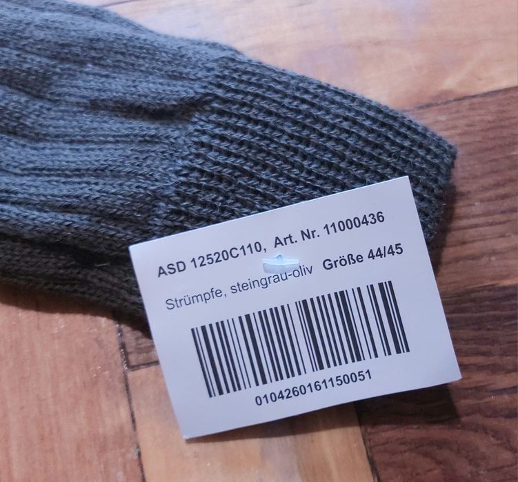 Теплі носки арміїї Німеччини, Бундесвер