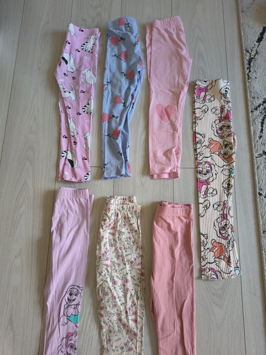 7 par getrów rozmiar 122