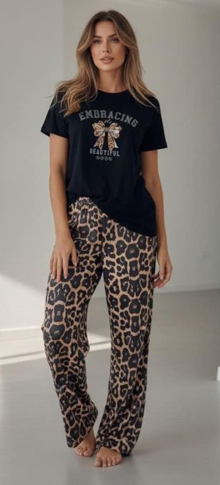 Piżama dwuczęściowa bawełniana M