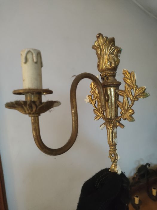 Várias Luminárias antiga de teto e parede