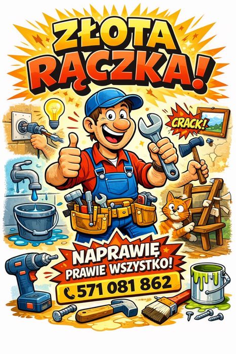 ZŁOTA RĄCZKA – drobne naprawy bez marudzenia!