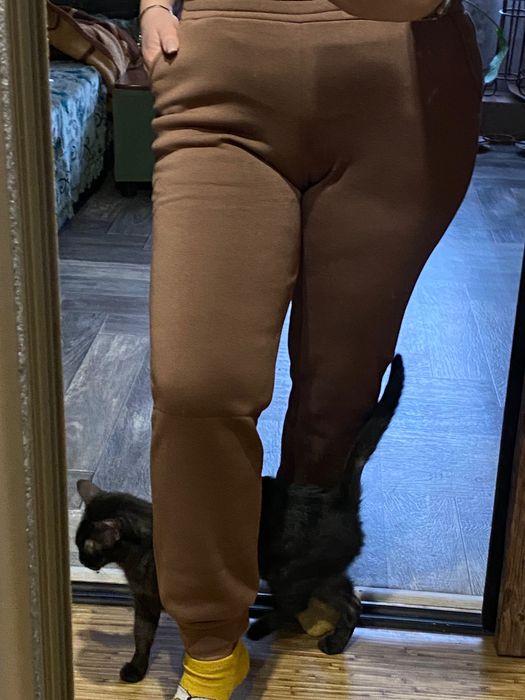 Жіночі штани спортивні на флісі