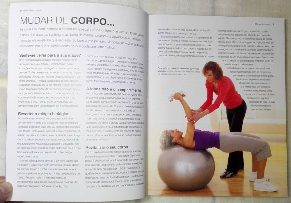 Livro 8 Semanas para um Corpo mais jovem