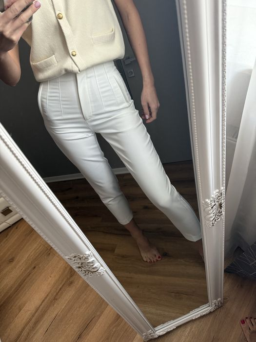 Нові білі брюки Zara 34 p (Xs-S)