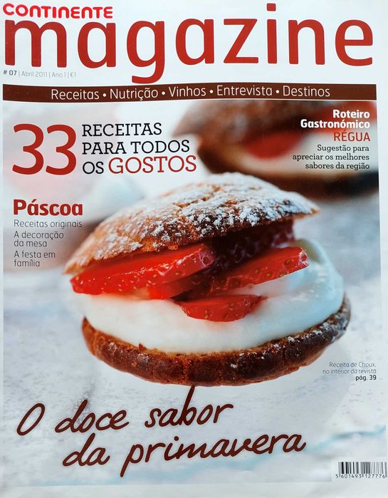Conjunto de revistas de culinária