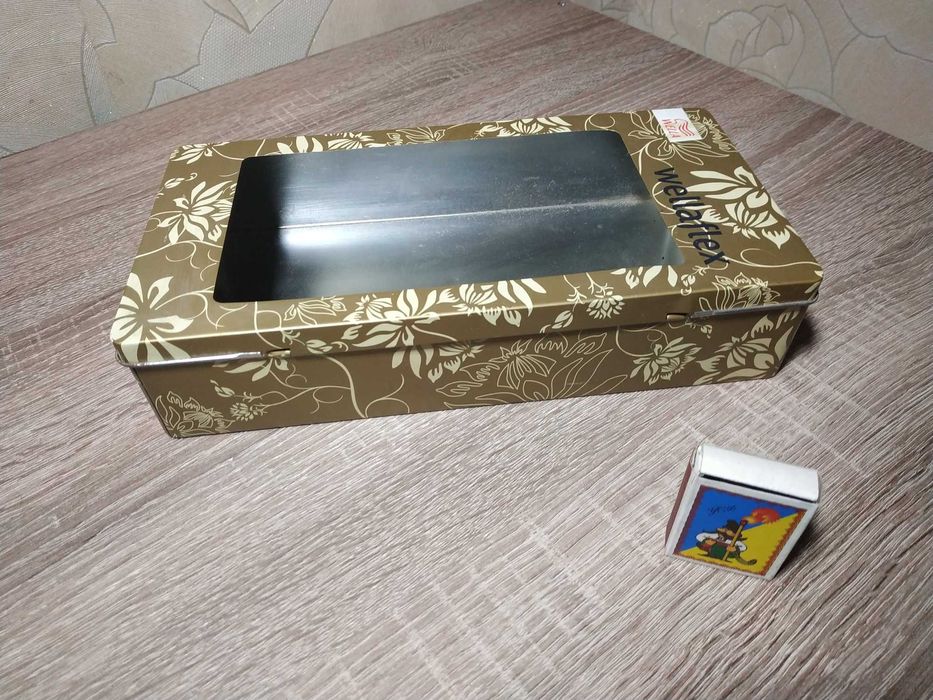 коробка упаковка металлическая жестяная разные