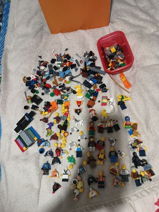 Kocki lego duży zestaw z instrukcjami