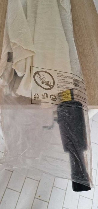 Chapéu de Sol de Parede 190x200x240cm com Manivela Mastro de Aço