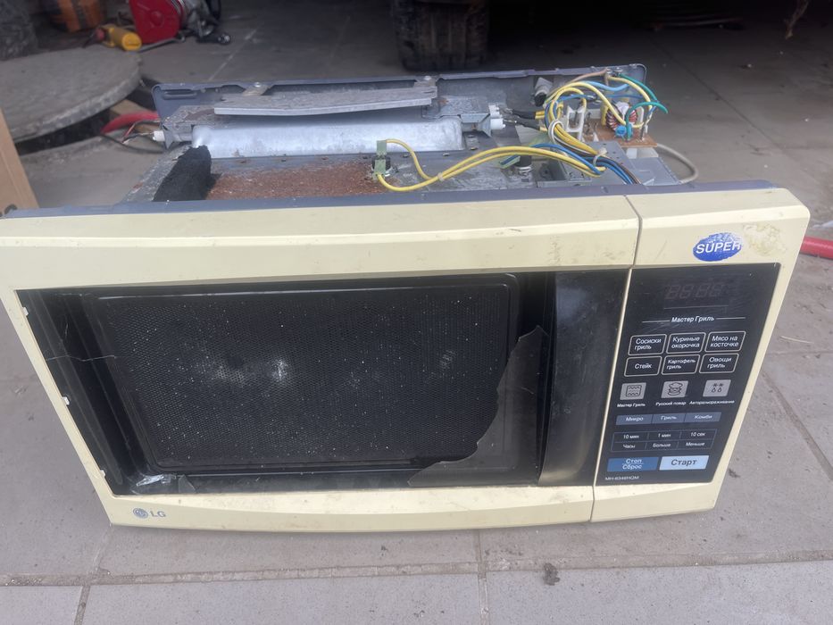 Микроволновая печь LG MN-6346 разборка