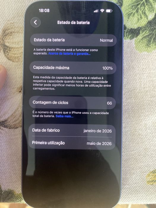 Iphone 17 sem muito uso