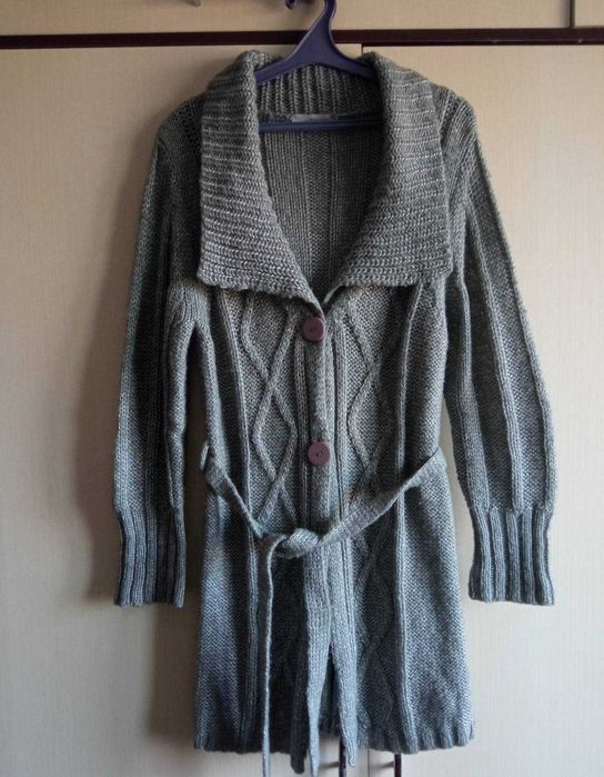 Кардиган женский, серый