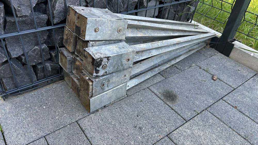 Kotwa wbijana, podstawa slupa