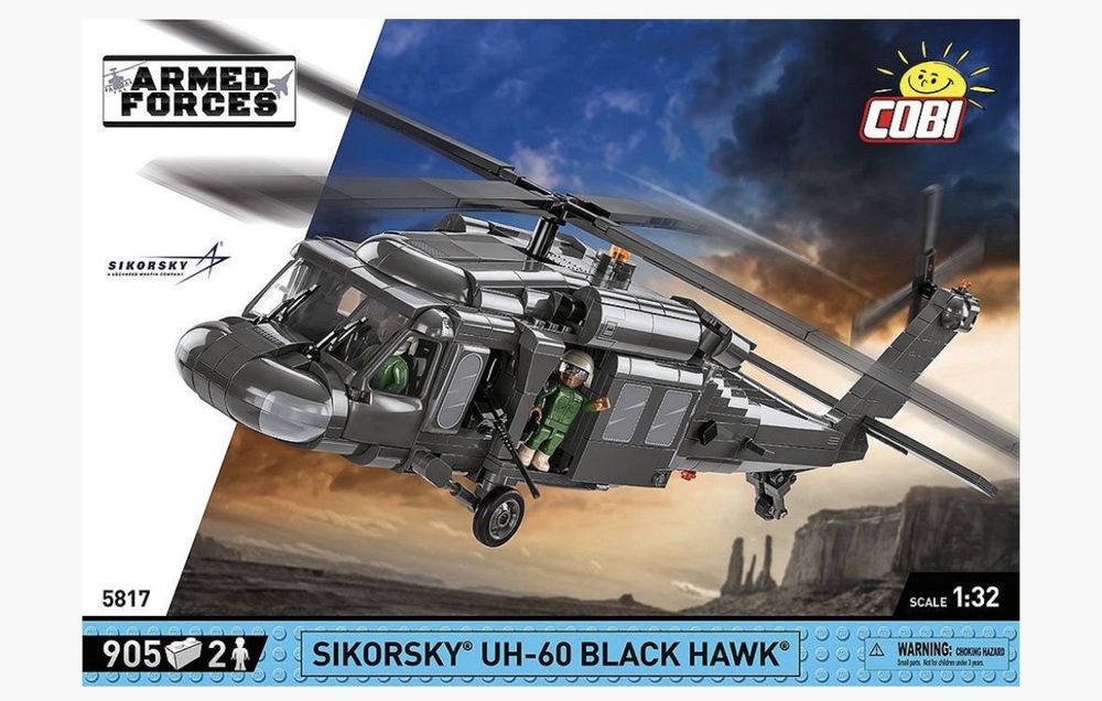 Cobi UH 60 Black Hawk Czarny Klocki Nowe