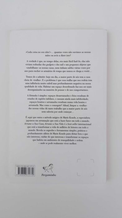 Arrume a Sua Casa, Arrume a Sua Vida de Marie Kondo