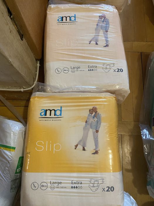 Подгузники AMD Slip Extra Large в талии 100-160 см (20 шт.)