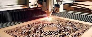 Лазерная резка фанеры ткани оргстекла гравировка