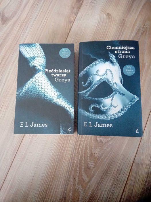 Zestaw 2 książek "50 twarzy Greya" E L James