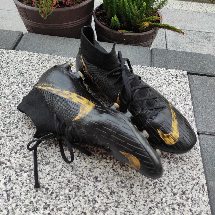 Nike Mercurial Superfly 6 Elite AG Pro Black Gold Buty Piłkarskie