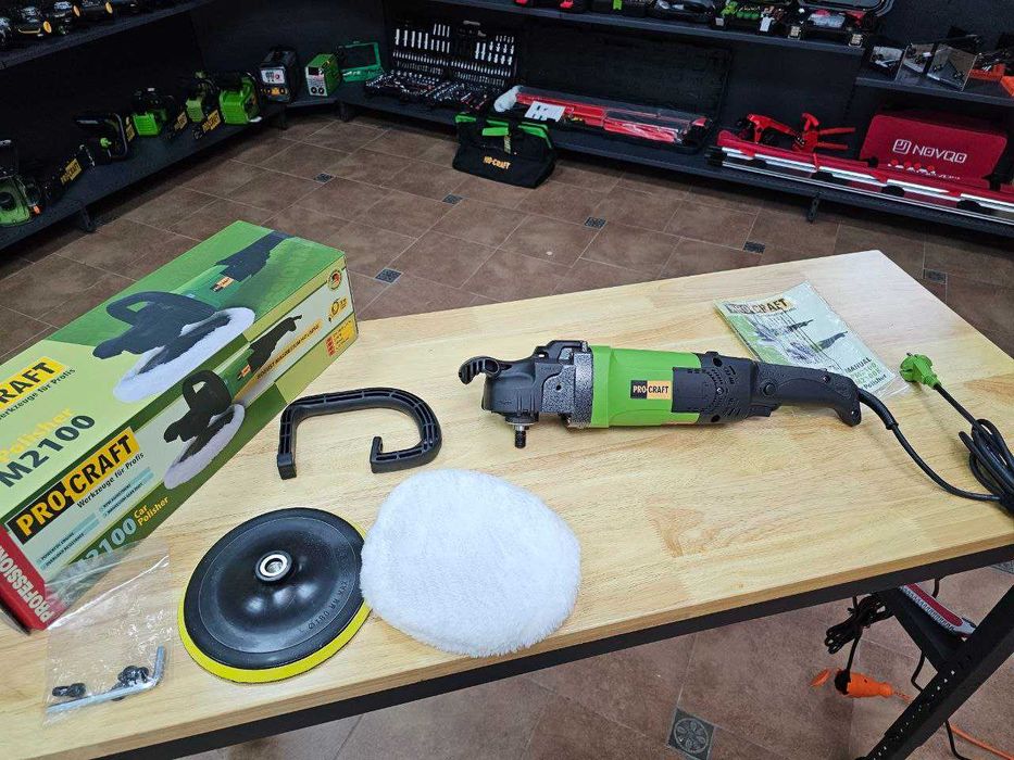 Полировальная машина ProCraft 2100Вт Стабилизация об. Шлифмашина