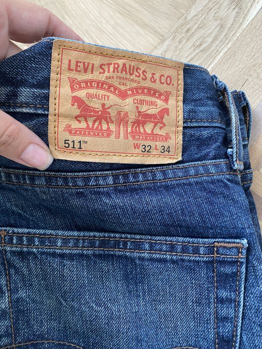 Джинсы Levi's 511 Slim Original w32 L34