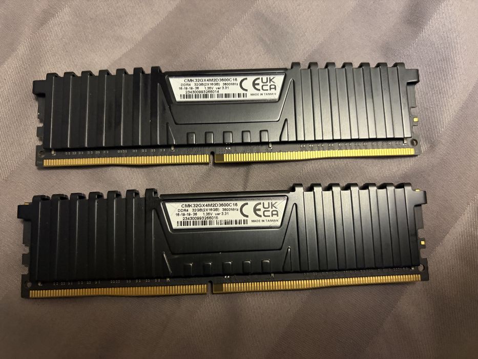 Оперативная память Corsair DDR4 32gb (16gb*2) XMP 3600 Mhz CL16!
