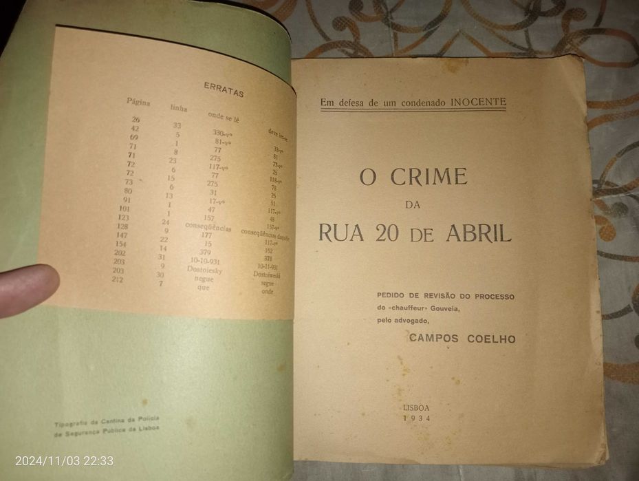 O Crime da Rua 20 de Abril