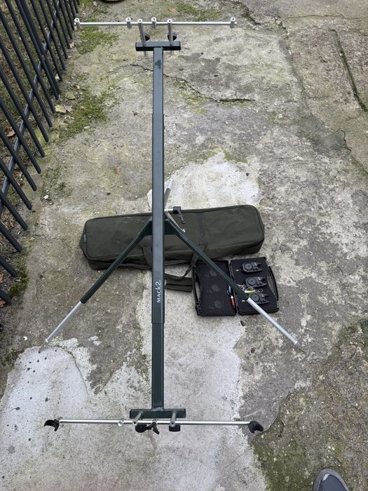 Tripod wędkarski Mack2 + buzz bary + pokrowiec + sygnalizatory