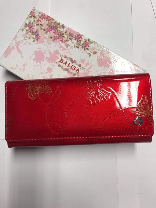 Portfel skorzany Balisa 18.5 cm/ 8 cm