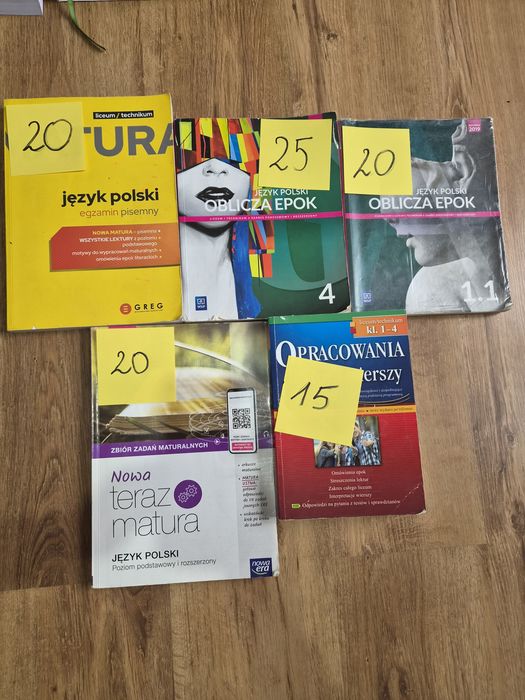 Sprzedam książki, repetytoria, podręczniki, lektury