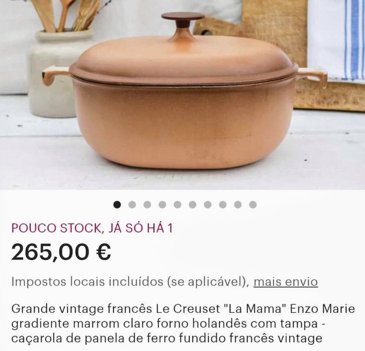 Caçarola " Lê Creuset "