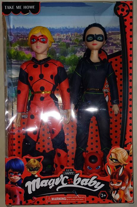 Кукла Леди Баг и Супер Кот,набор с героями,леді баг і супер кіт