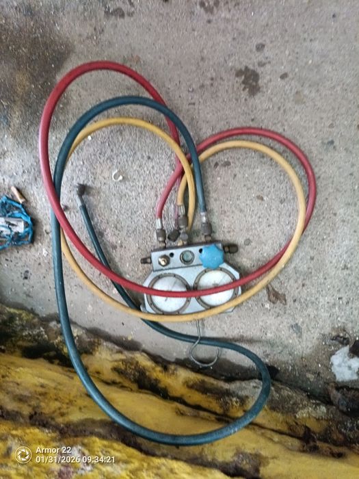 Manómetro com mangueira