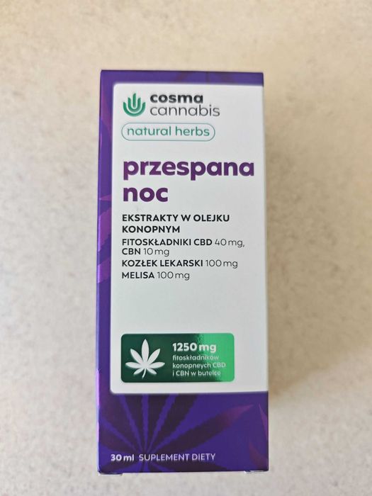 Zestaw olejków CBD - przespana noc i stany zapalne