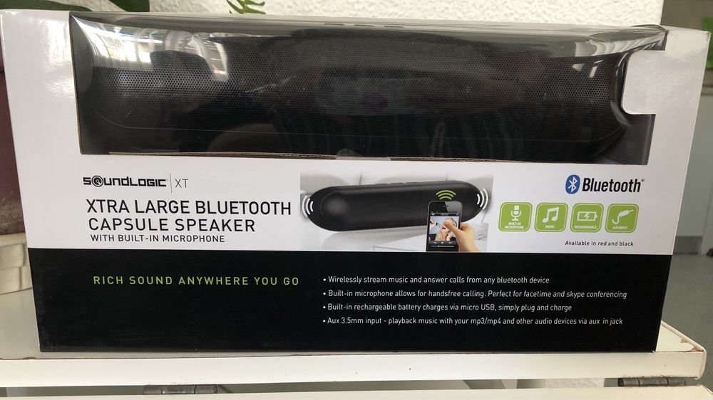 Coluna som bluetooth com microfone soundlogic grande64752034779651120