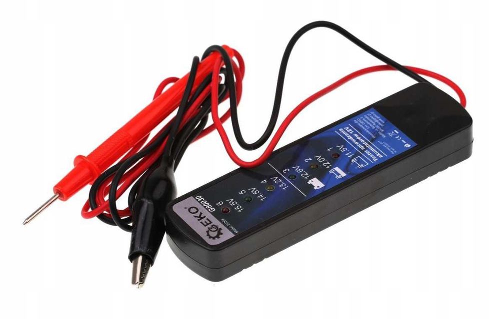 Тестер для проверки аккумулятора 12 V Geko G80030