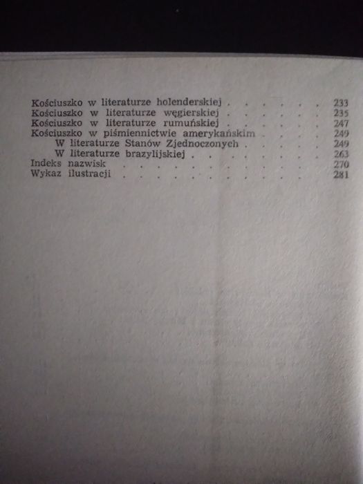 Tadeusz Kościuszko w literaturze narodów Europy i Stanów Zjednoczonych