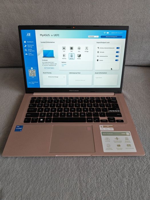 Laptop Asus Vivobook 14 Model X1402Z i5-1240/16GB/1TB