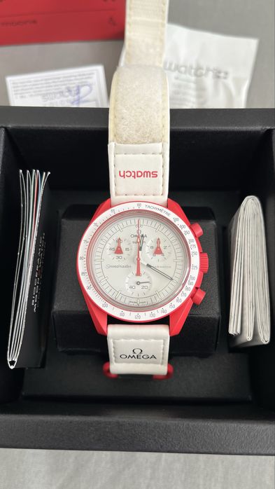 Moonswatch Mars Relogio Swatch ORIGINAL C/FATURA