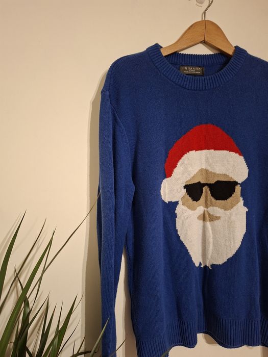 Męski sweter na święta, mikołajki, L