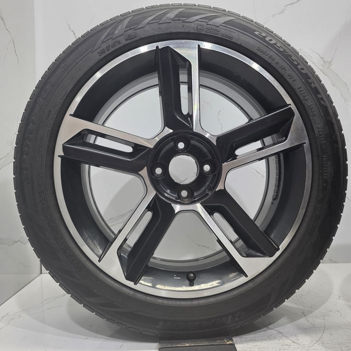 Jantes 17" originais Fiat Stilo com pneus 4x98