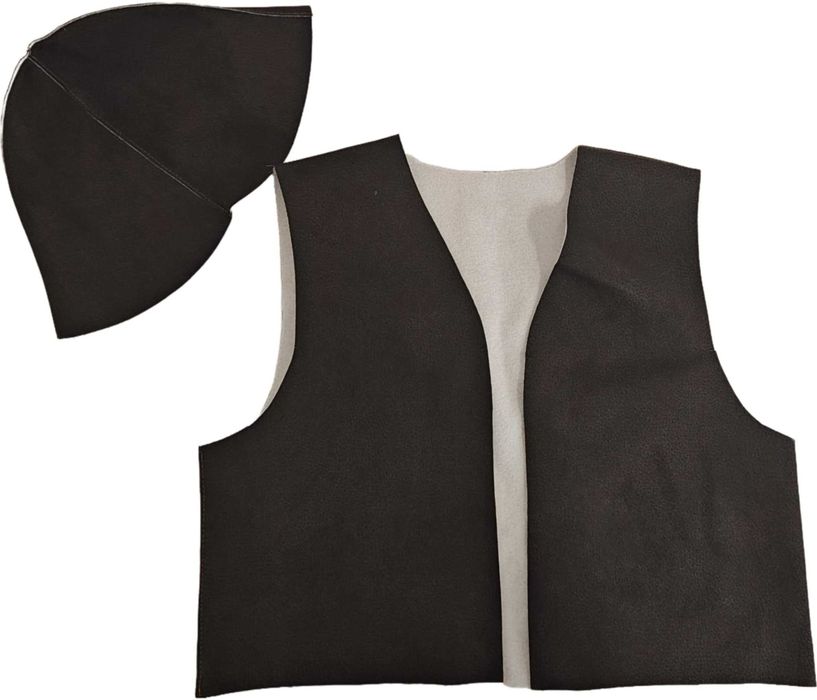 Strój Pastuszek rozm 98-104  Kamizelka z Czapką 2w1