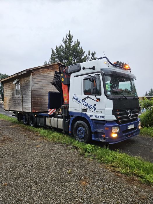 Transport HDS Dźwig 10ton Warszawa Otwock Siedlce Wawer