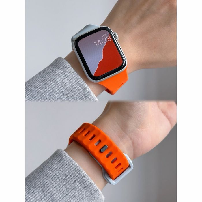 Асимметричный силиконовый ремешок для Apple Watch