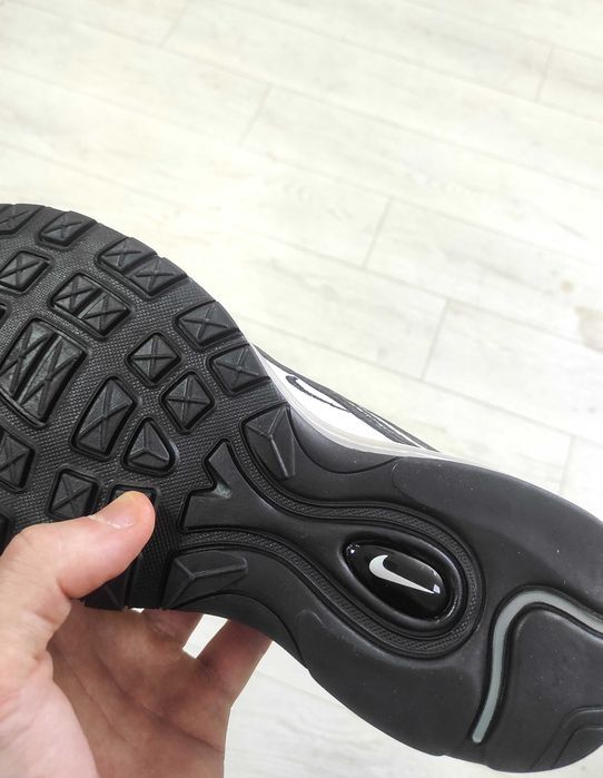(1937) Акція! Кросівки Nike Air Max 97 сірі з білим (39 41) найк найки