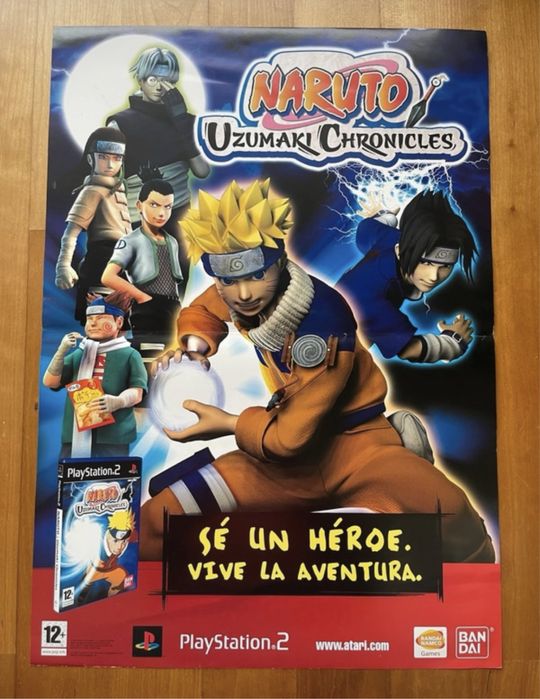 Naruto jogos / material promocional